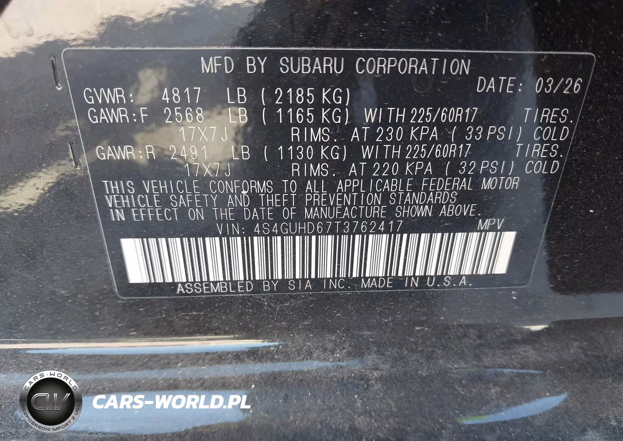 2026 Subaru Crosstrek Premium VIN:4S4GUHD67T3762417 - 9