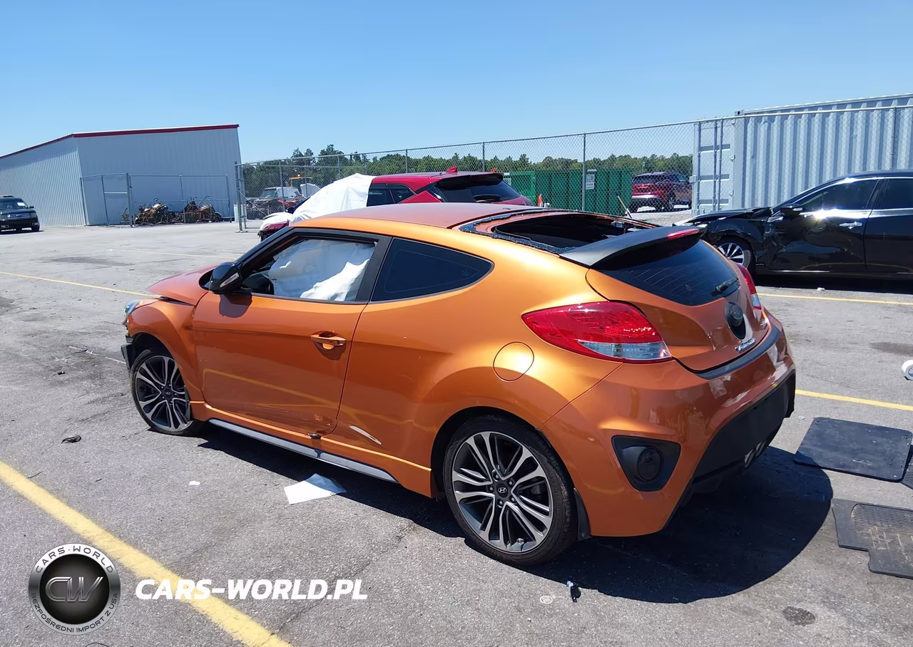 2016 Hyundai Veloster Turbo VIN:KMHTC6AE0GU293138 - 3