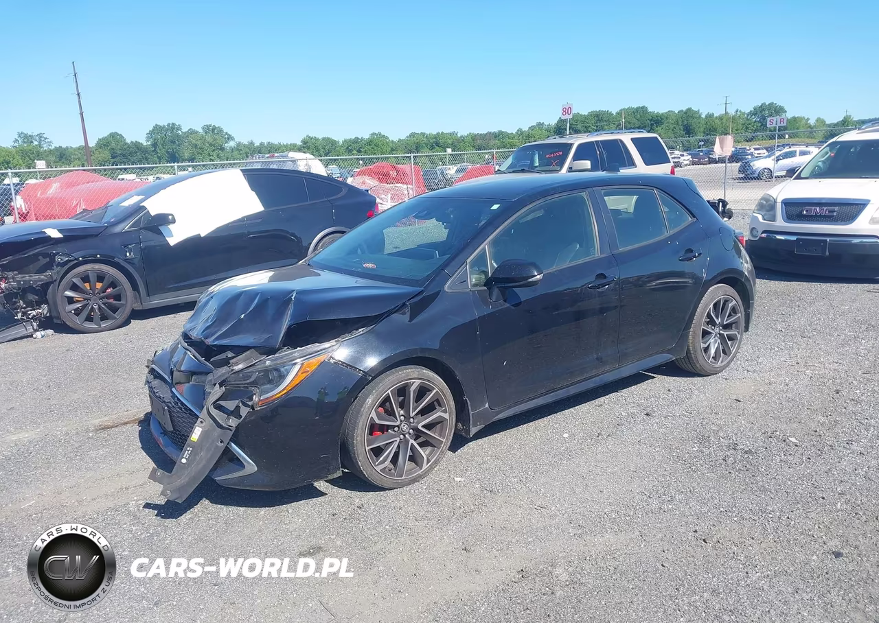 2019 Toyota Corolla Xse VIN:JTNK4RBE9K3020075 - 2