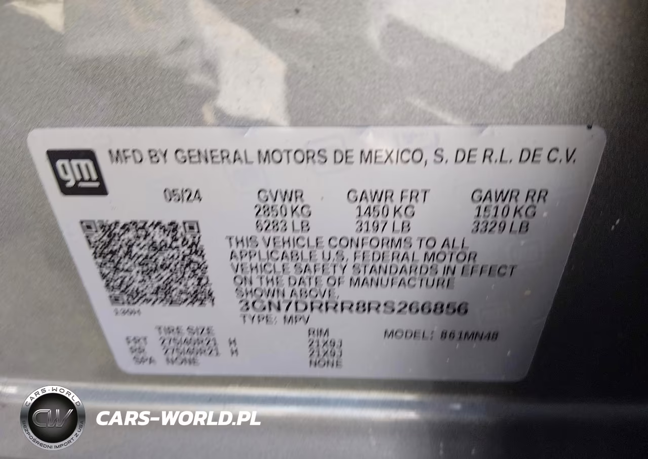 2024 Chevrolet Equinox Ev Rs VIN:3GN7DRRR8RS266856 - 9