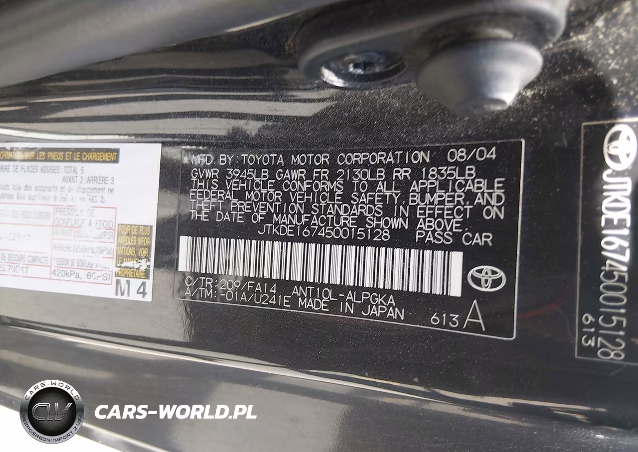 2005 Scion Tc VIN:JTKDE167450015128 - 9