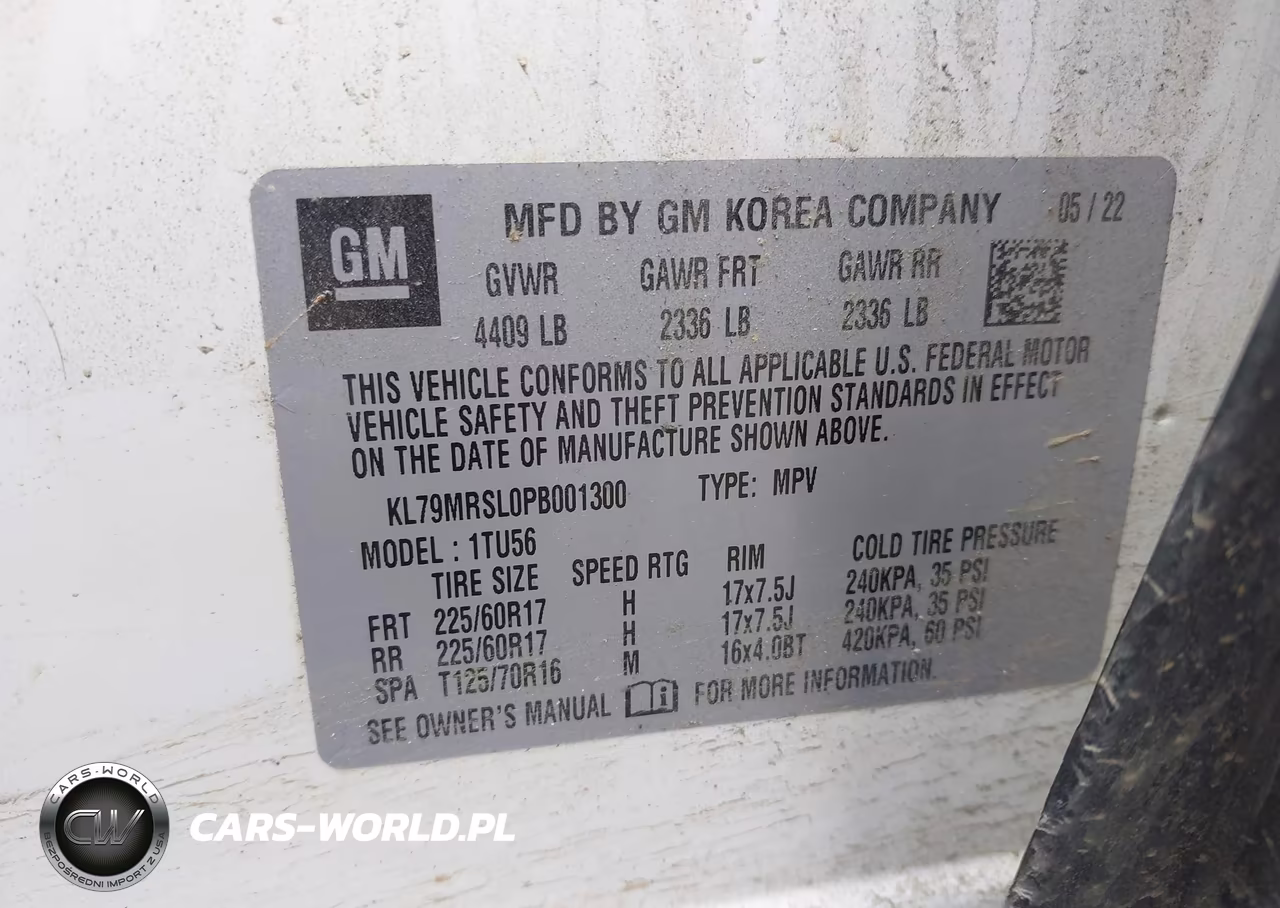 2023 Chevrolet Trailblazer Awd Lt VIN:KL79MRSL0PB001300 - 9
