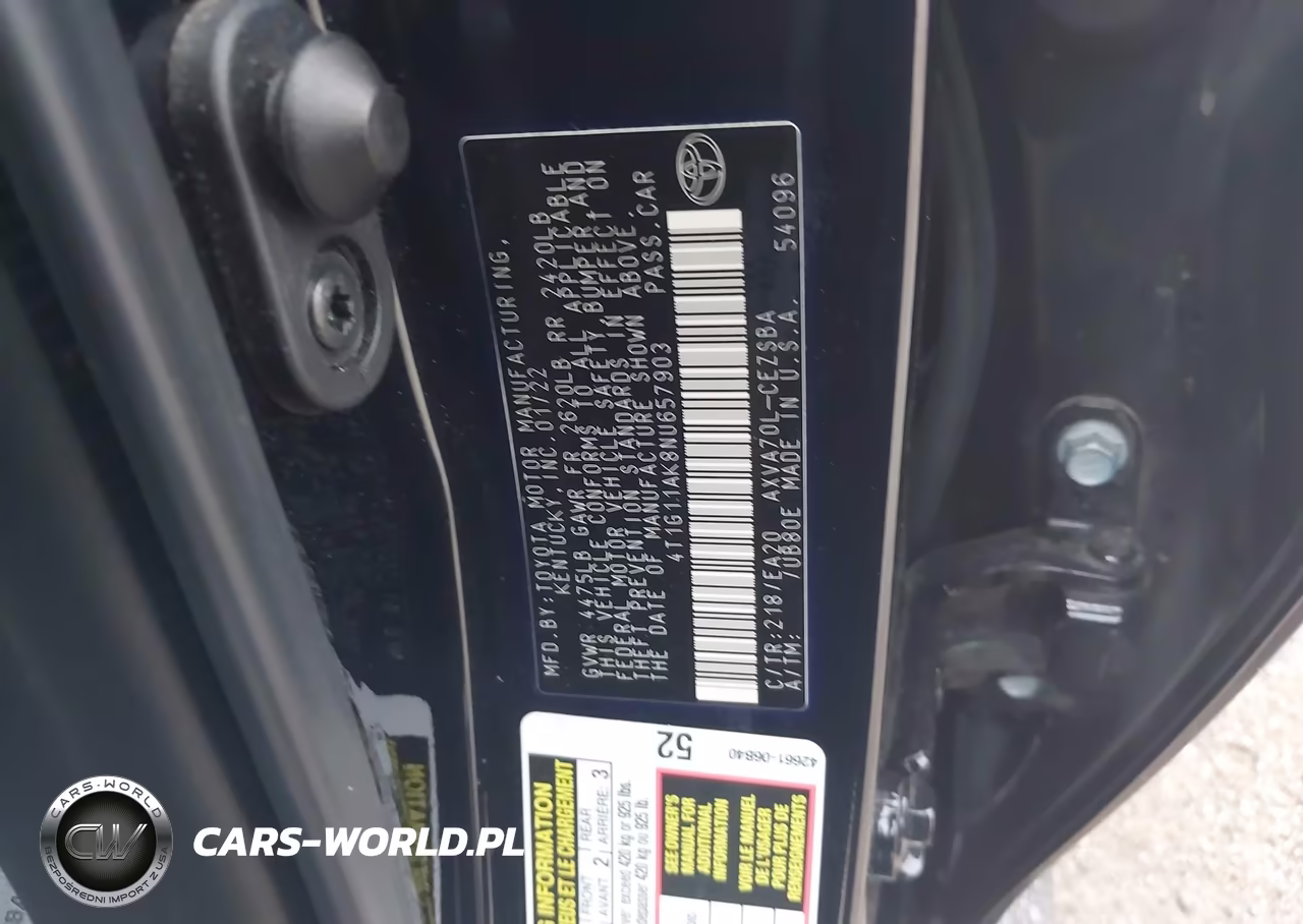 2022 Toyota Camry Se VIN:4T1G11AK8NU657903 - 9