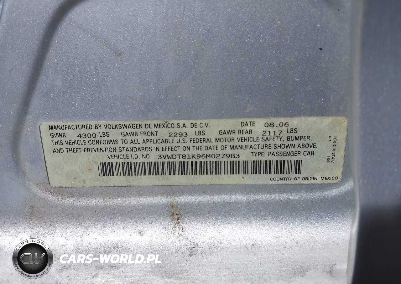 2006 Volkswagen Jetta Tdi VIN:3VWDT81K96M027983 - 9