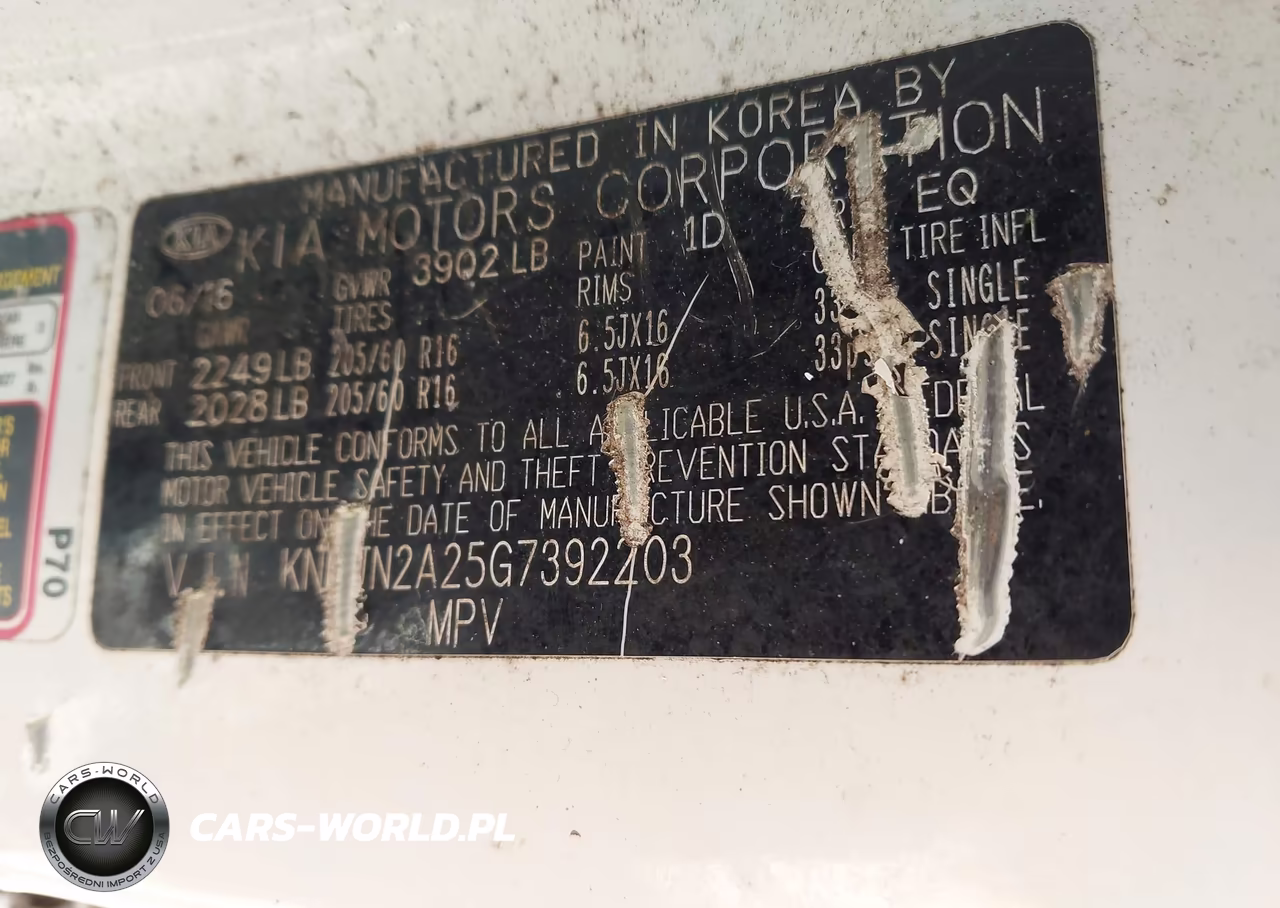 2016 Kia Soul VIN:KNDJN2A25G7392203 - 9