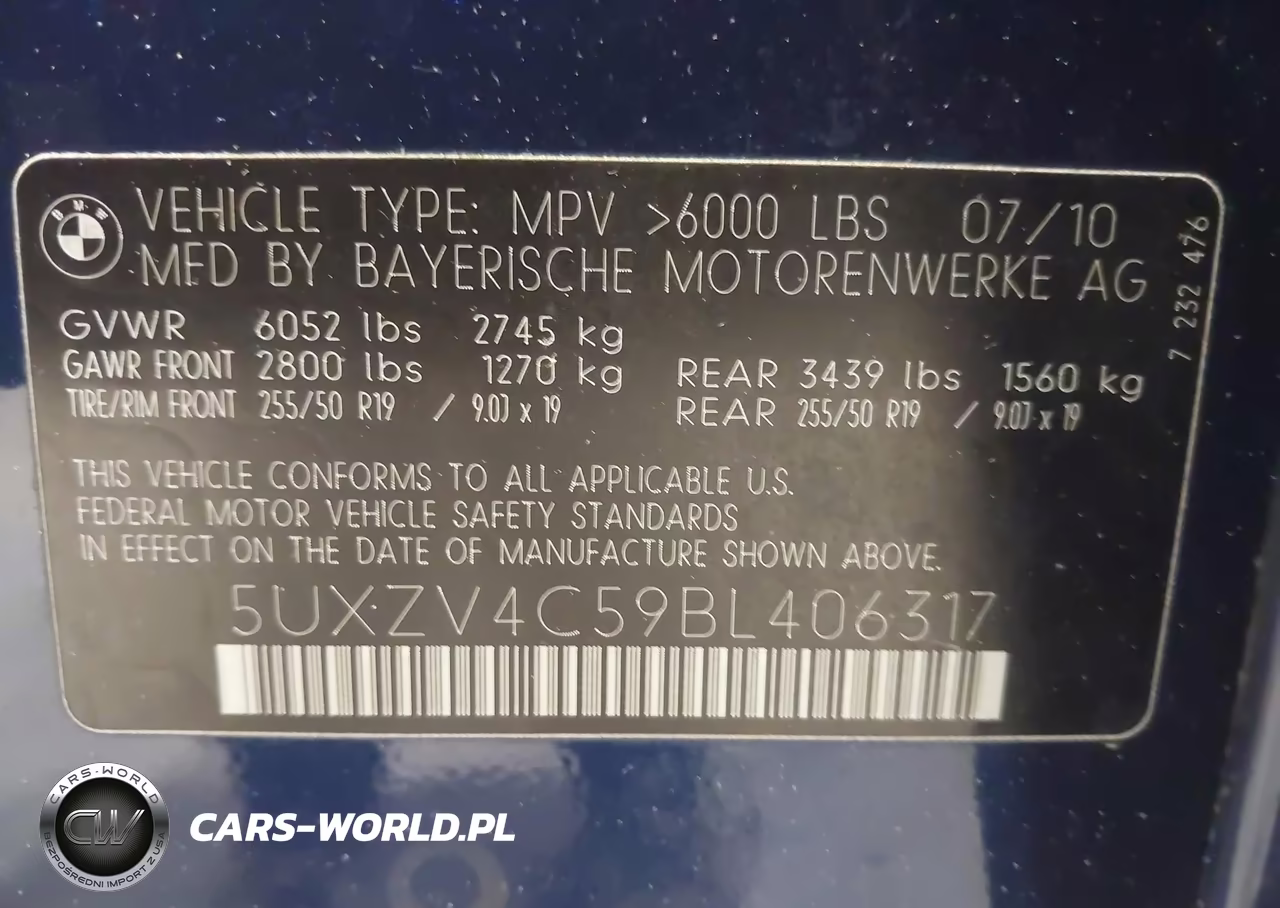 2011 BMW X5 xDrive35I-xDrive35I Premium-xDrive35I Sport Activity VIN:5UXZV4C59BL406317 - 9