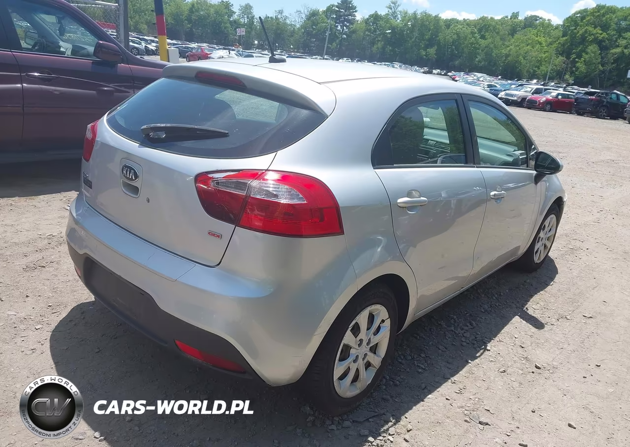 2013 Kia Rio Lx VIN:KNADM5A3XD6139399 - 4