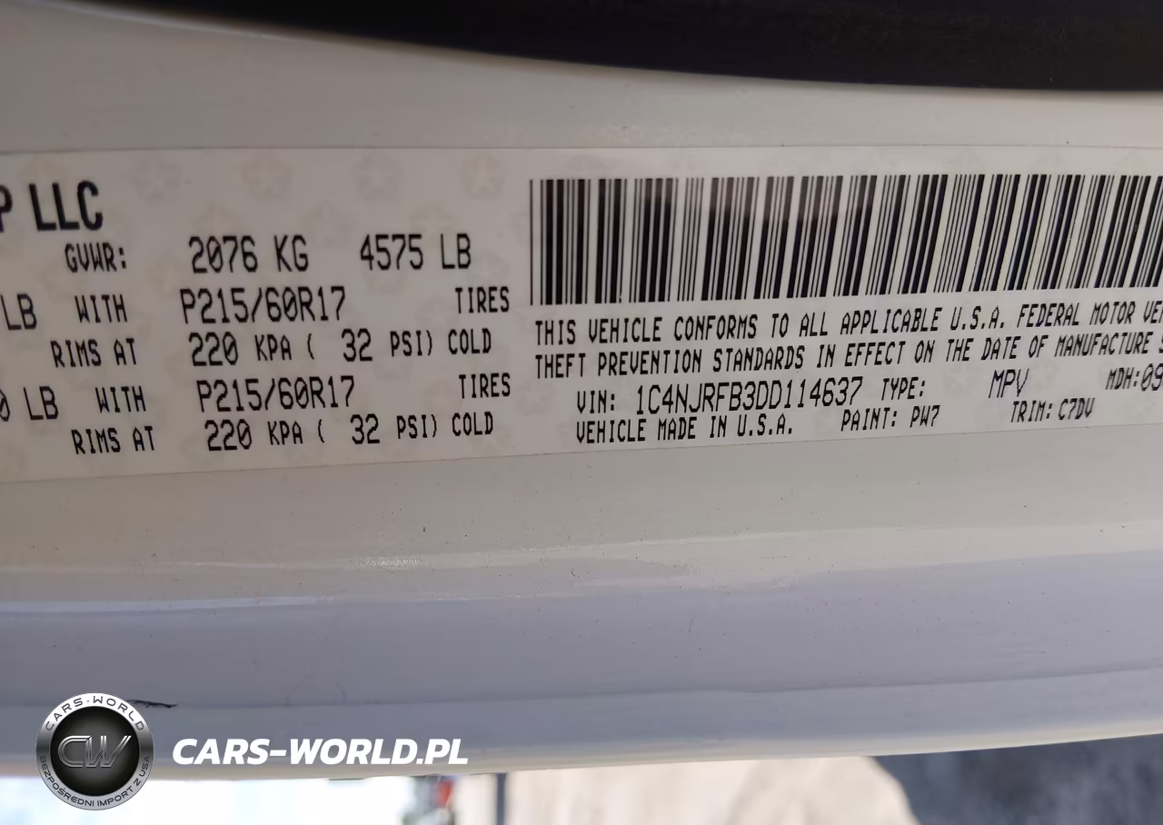 2013 Jeep Patriot Latitude VIN:1C4NJRFB3DD114637 - 9