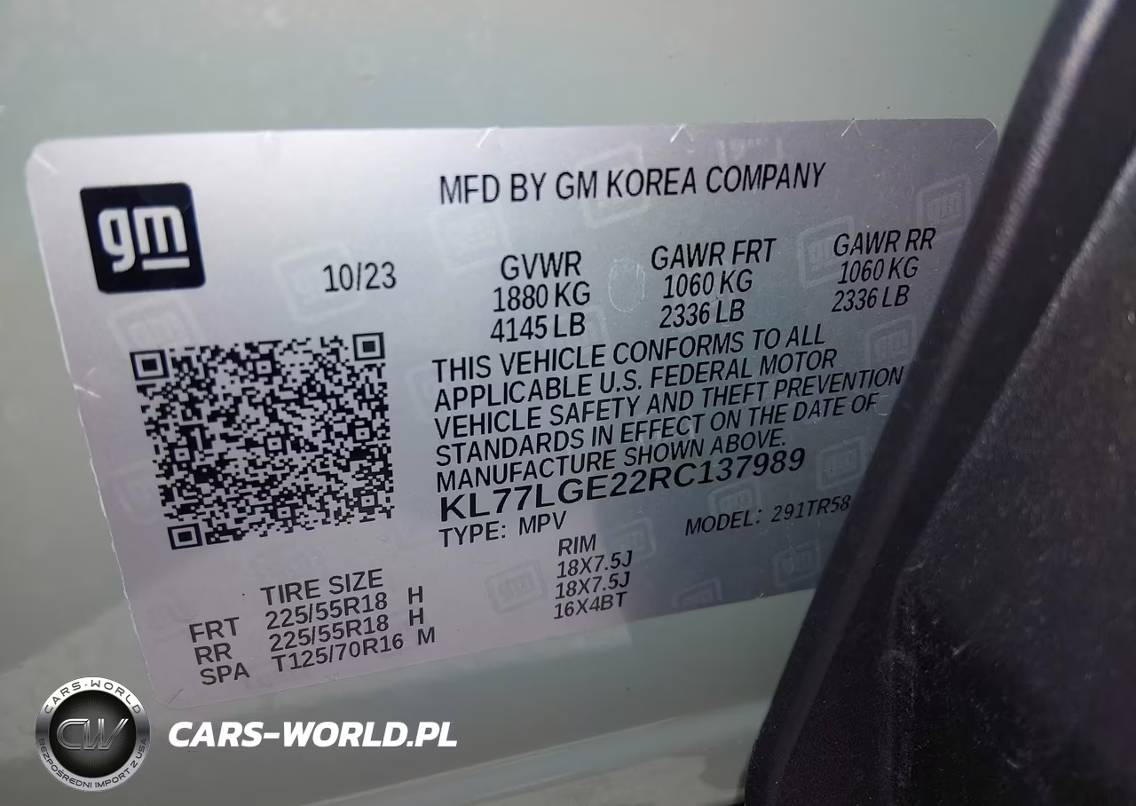 2024 Chevrolet Trax Fwd 1Rs VIN:KL77LGE22RC137989 - 9