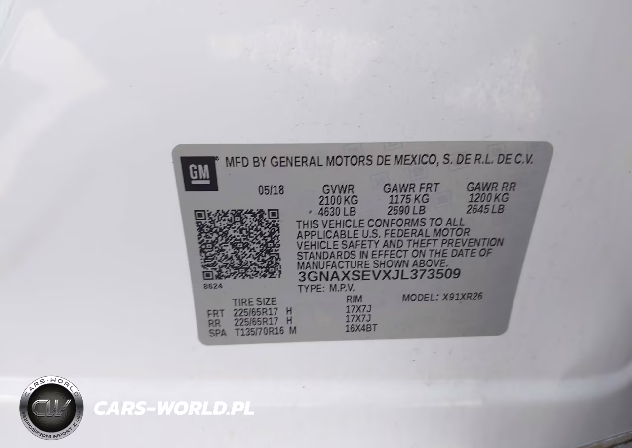 2018 Chevrolet Equinox Lt VIN:3GNAXSEVXJL373509 - 9