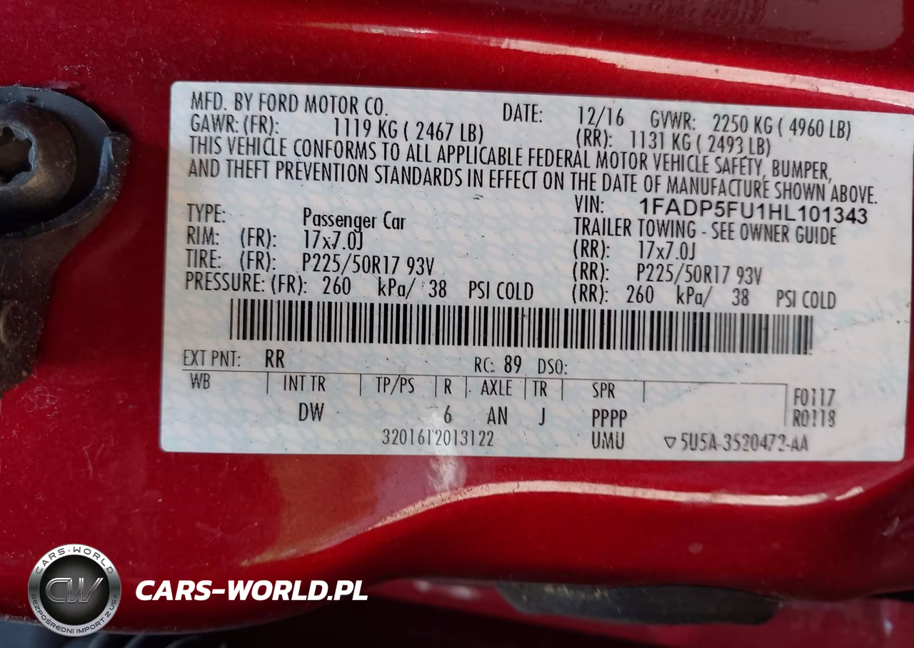 2017 Ford C-Max Energi Titanium VIN:1FADP5FU1HL101343 - 9