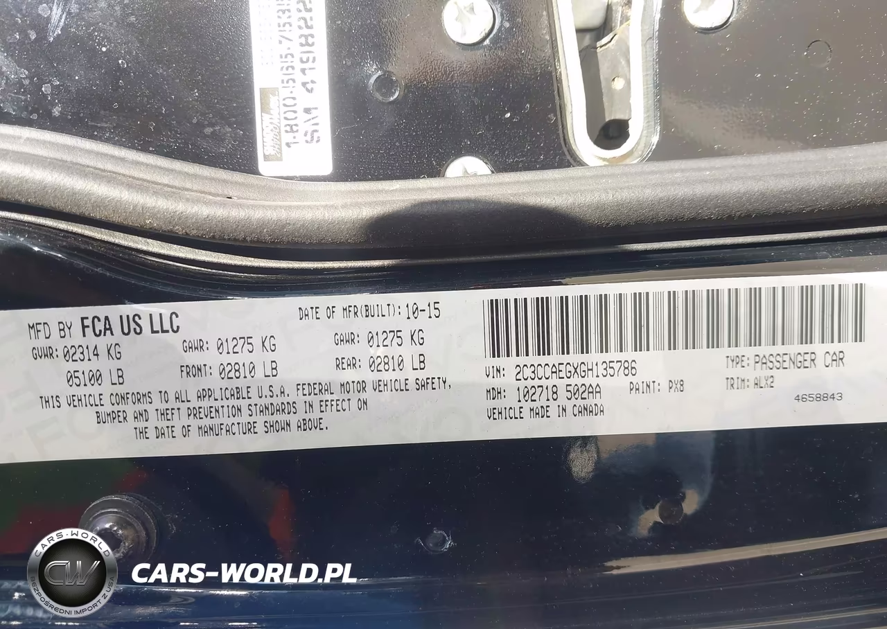 2016 Chrysler 300C VIN:2C3CCAEGXGH135786 - 9
