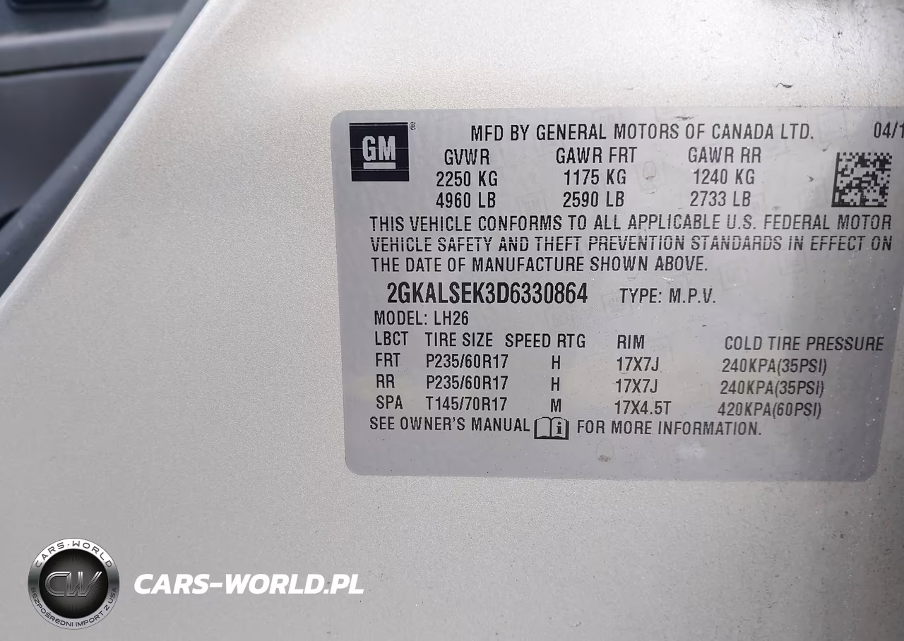 2013 GMC Terrain Sle-2 VIN:2GKALSEK3D6330864 - 9