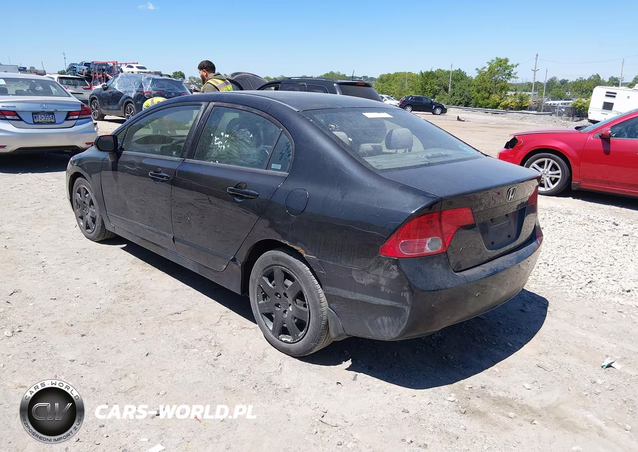 2007 Honda Civic Lx VIN:2HGFA165X7H306467 - 3