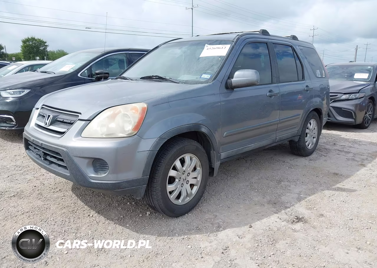 2006 Honda Cr-V Se VIN:SHSRD78976U426827 - 2