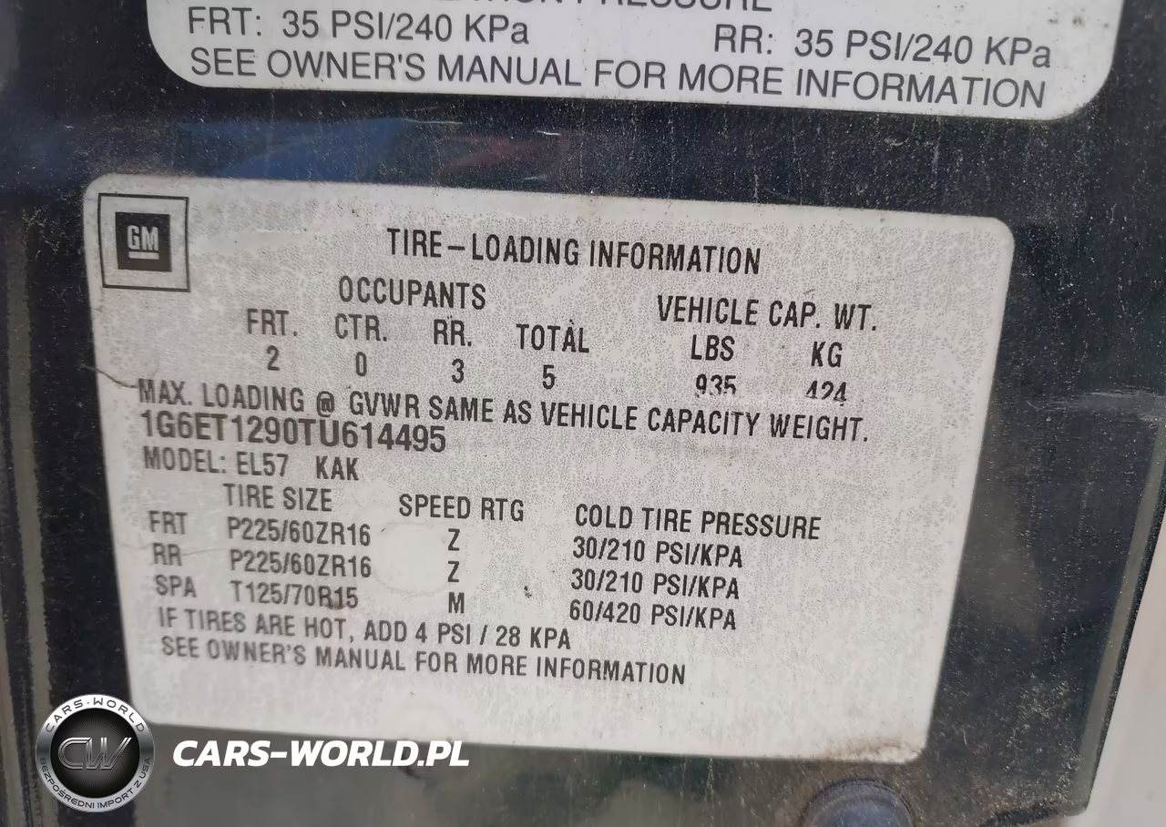 1996 Cadillac Eldorado Touring VIN:1G6ET1290TU614495 - 9