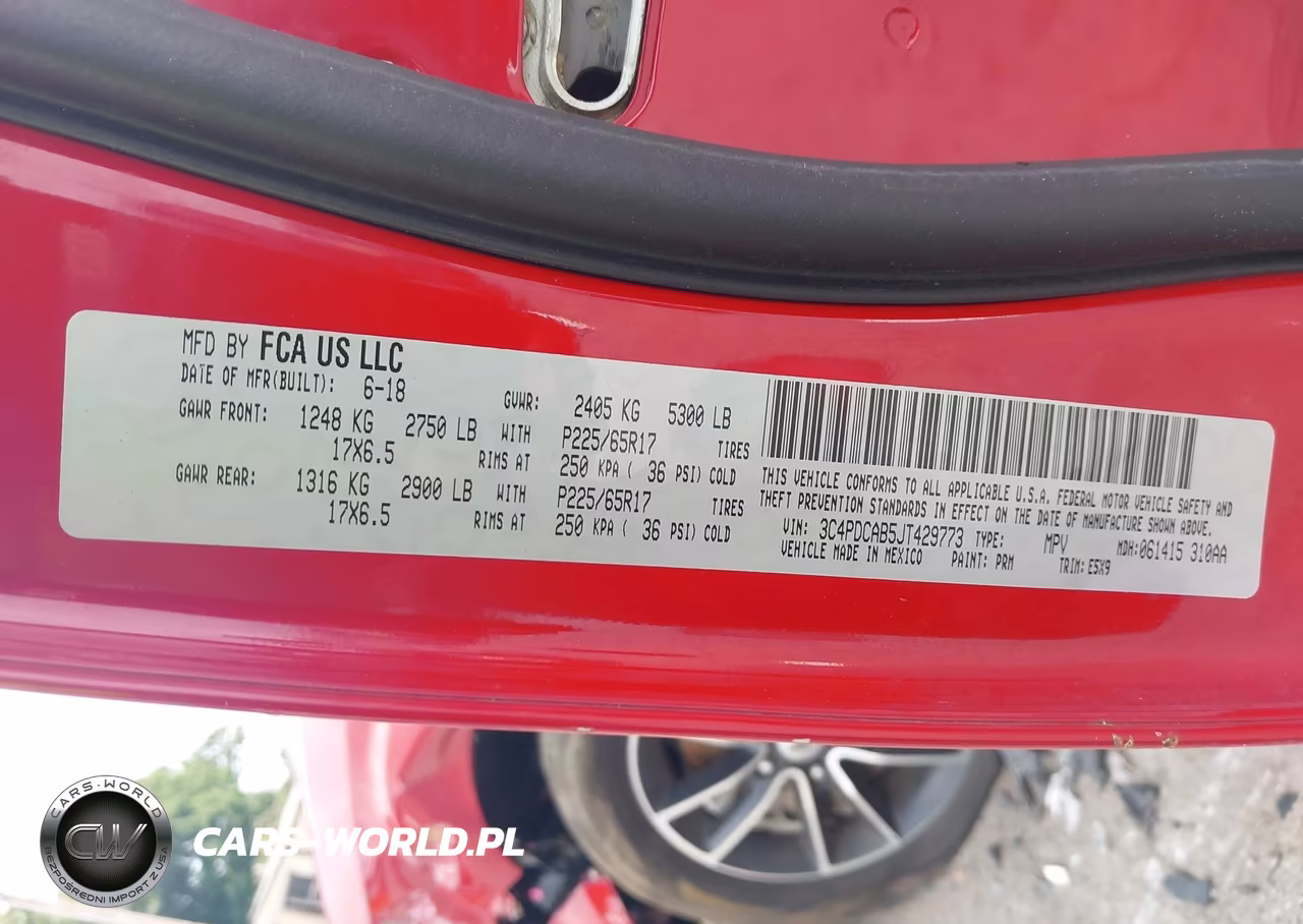 2018 Dodge Journey Se VIN:3C4PDCAB5JT429773 - 9