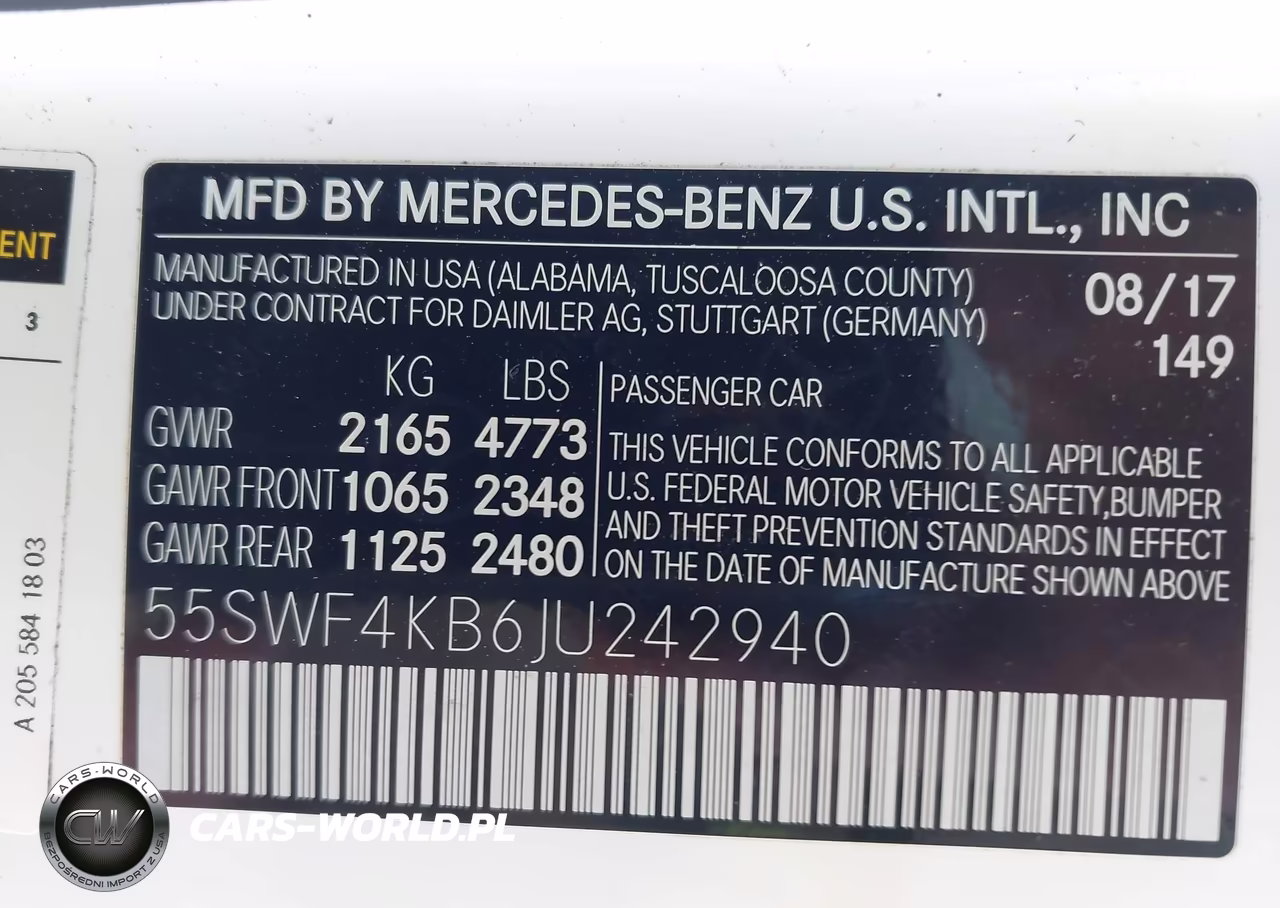 2018 Mercedes-Benz C 300 4Matic VIN:55SWF4KB6JU242940 - 9