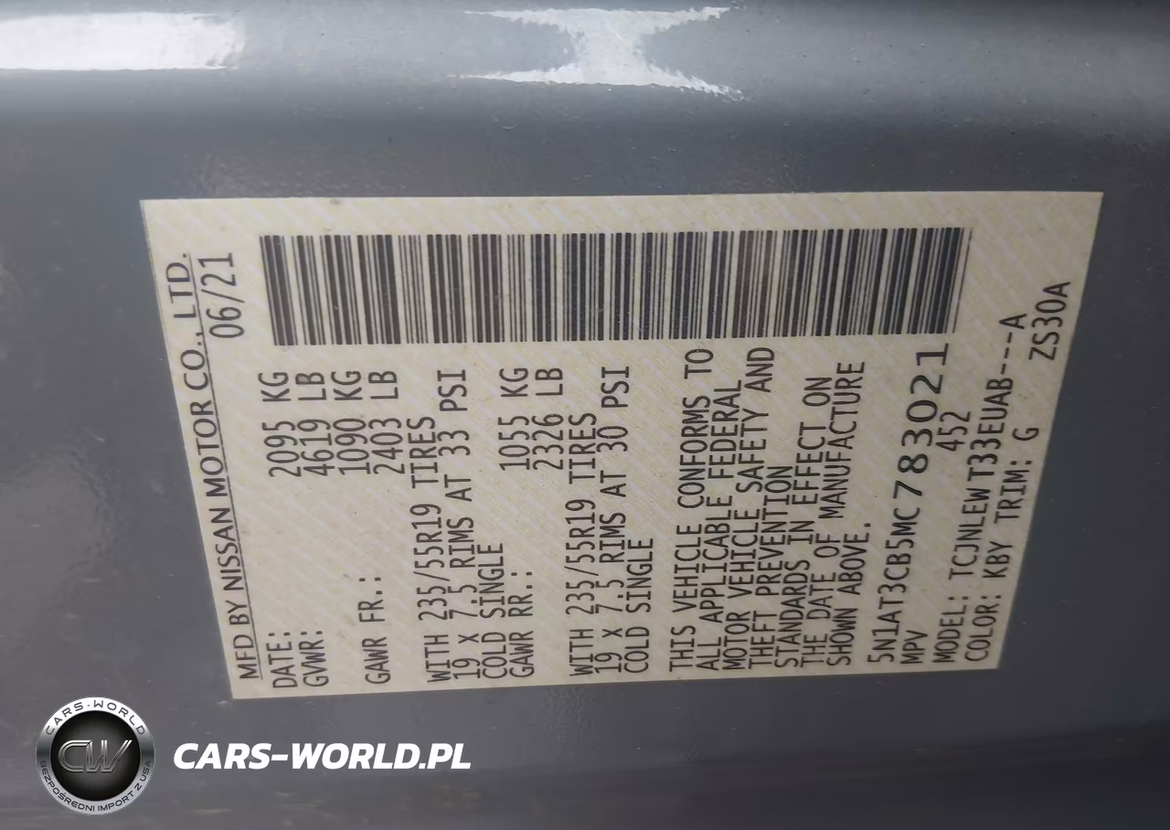2021 Nissan Rogue Sl Intelligent Awd VIN:5N1AT3CB5MC783021 - 9