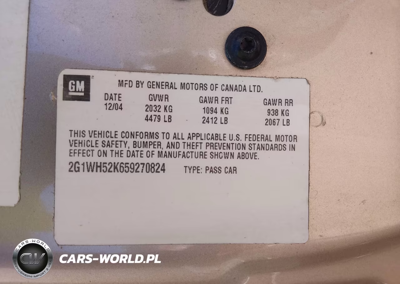 2005 Chevrolet Impala Ls VIN:2G1WH52K659270824 - 9