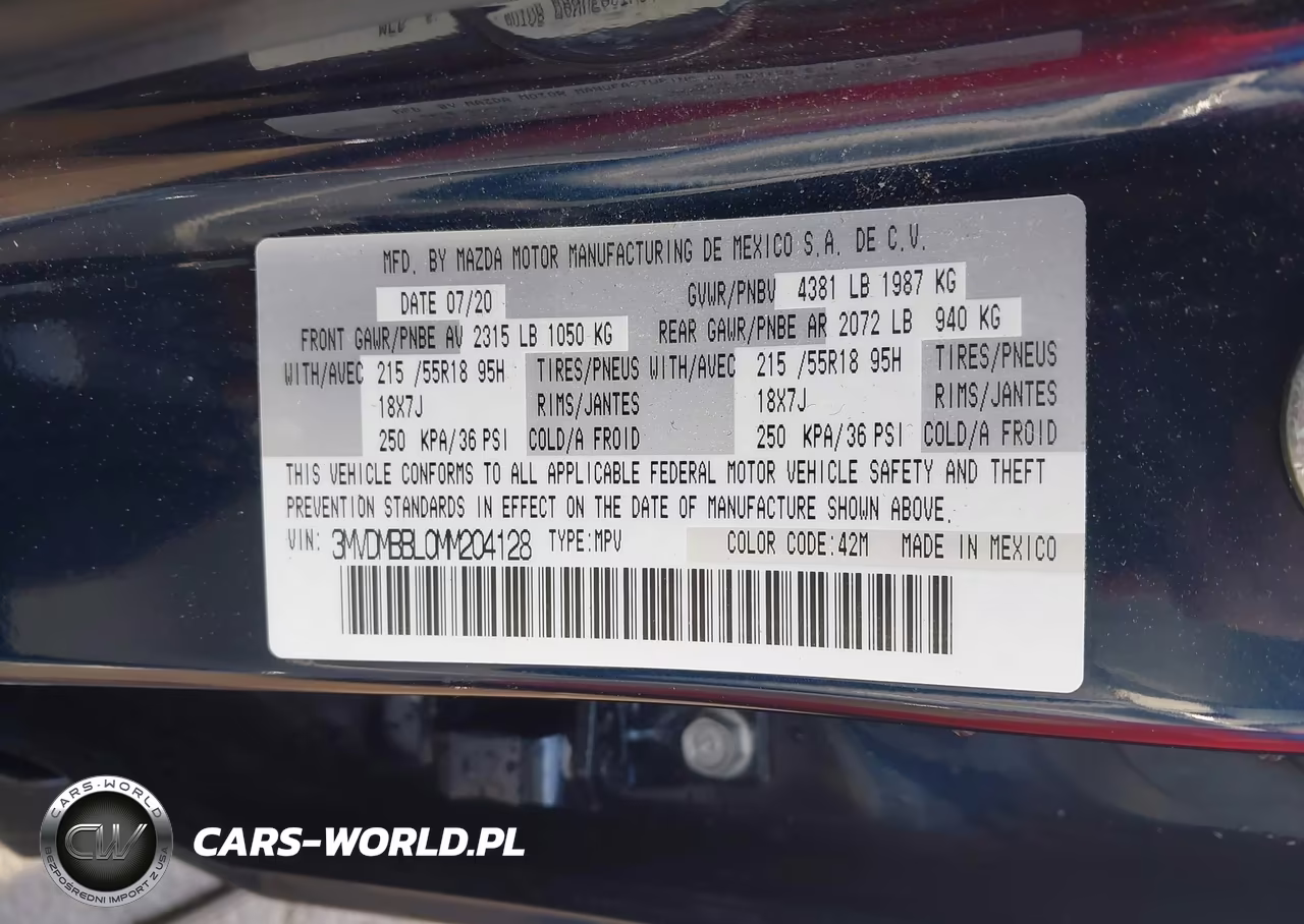 2021 Mazda Cx-30 Select VIN:3MVDMBBL0MM204128 - 9