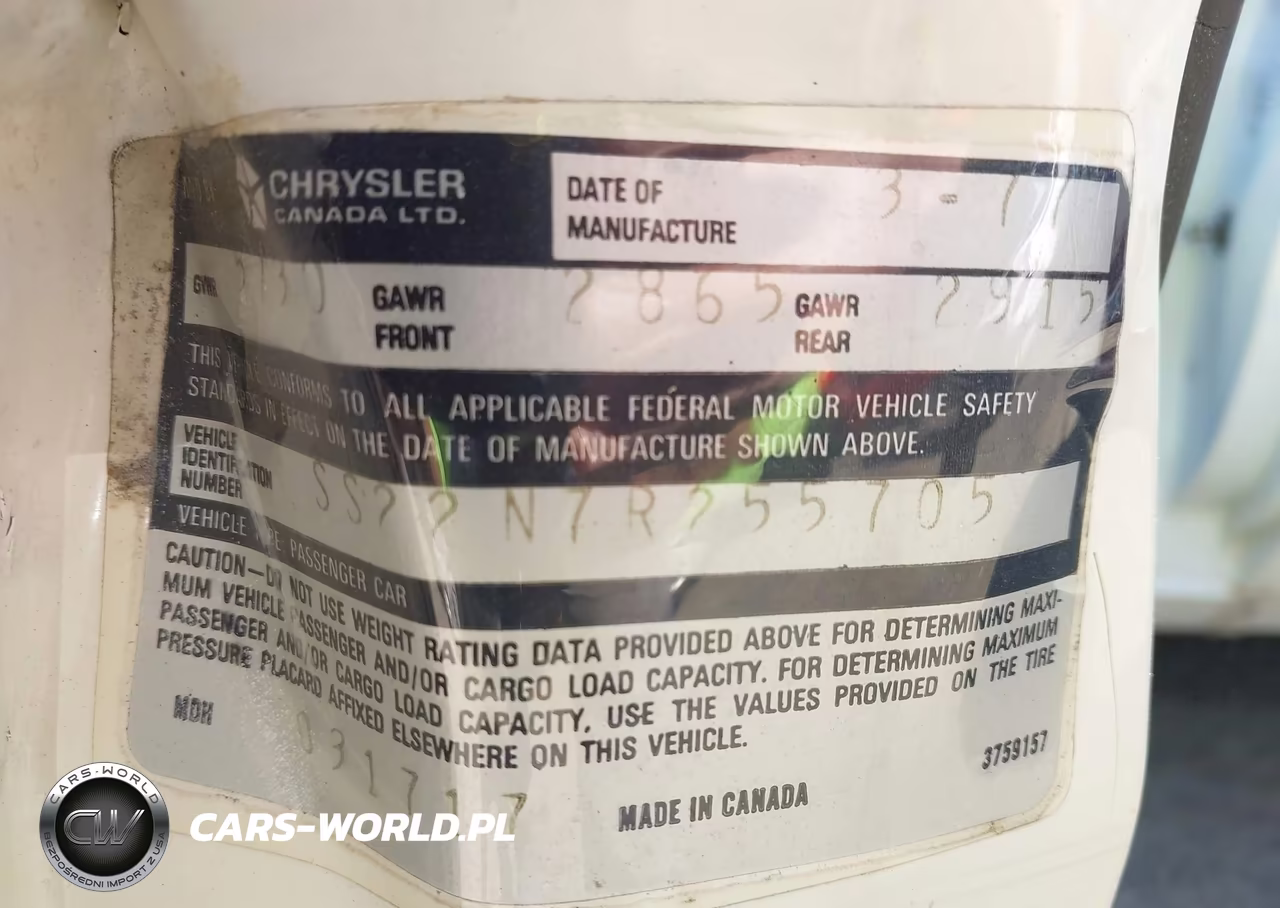 1977 Chrysler Cordova VIN:0000SS22N7R255705 - 9