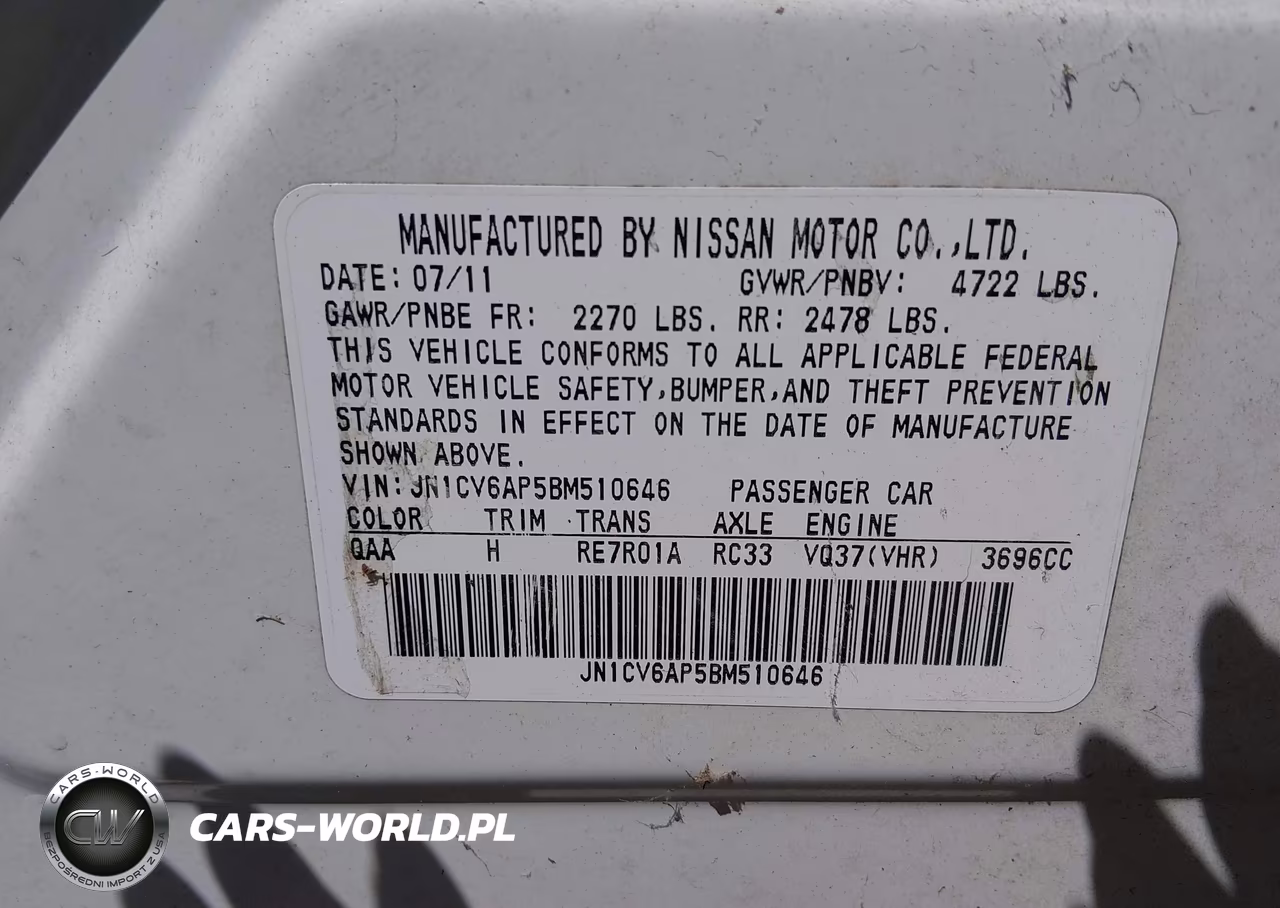 2011 Infiniti G37 Journey VIN:JN1CV6AP5BM510646 - 9