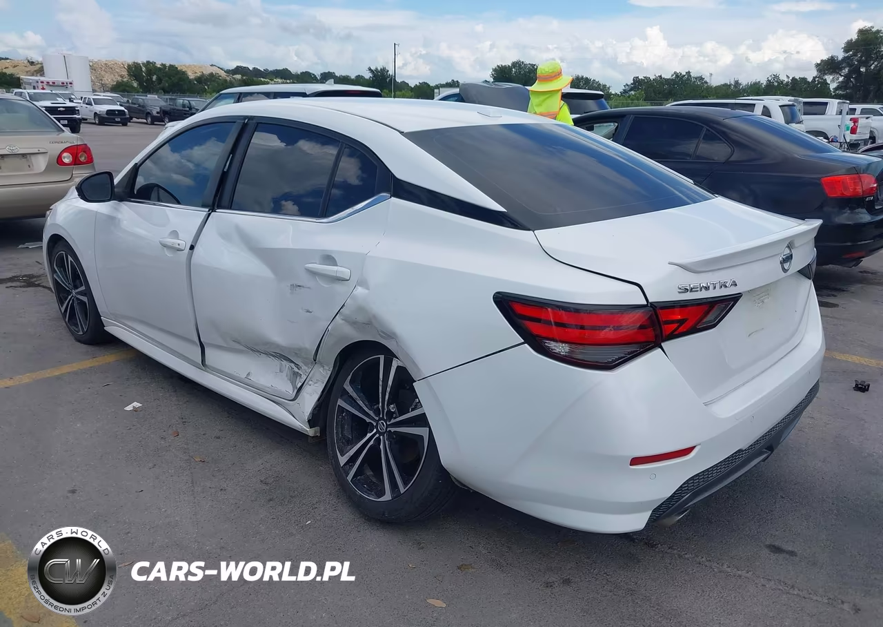 2021 Nissan Sentra Sr Xtronic Cvt VIN:3N1AB8DV0MY258875 - 3