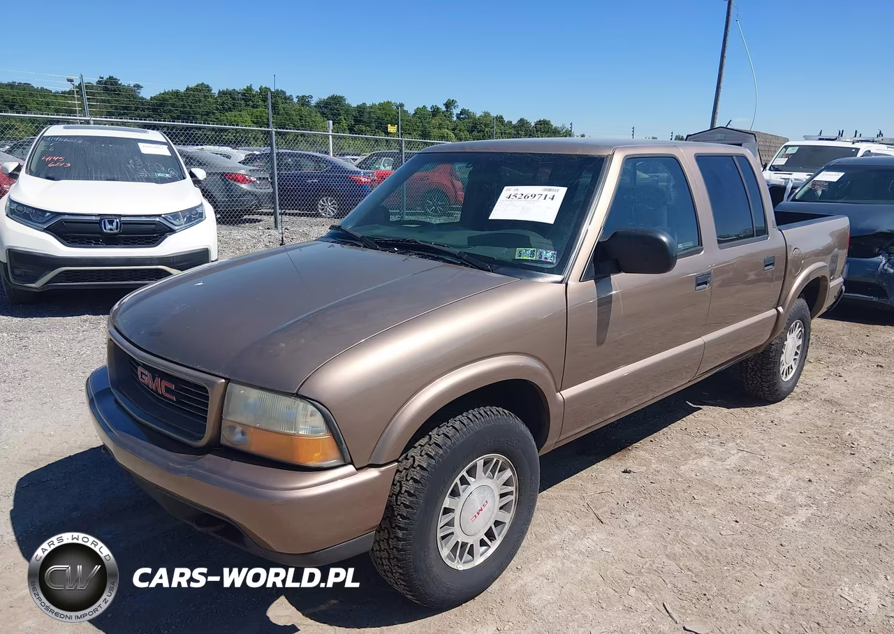 2001 GMC Sonoma Sls VIN:1GTDT13WX1K226583 - 2