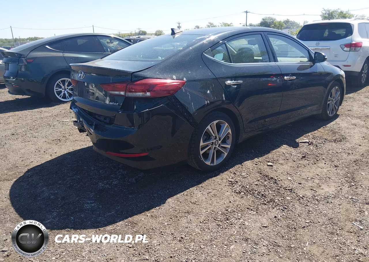 2017 Hyundai Elantra Limited VIN:5NPD84LF0HH022791 - 4