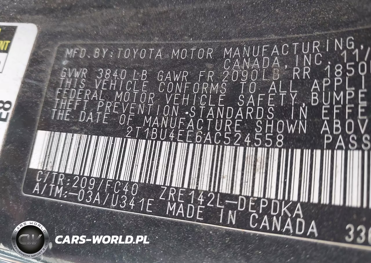 2010 Toyota Corolla Le VIN:2T1BU4EE6AC524558 - 9