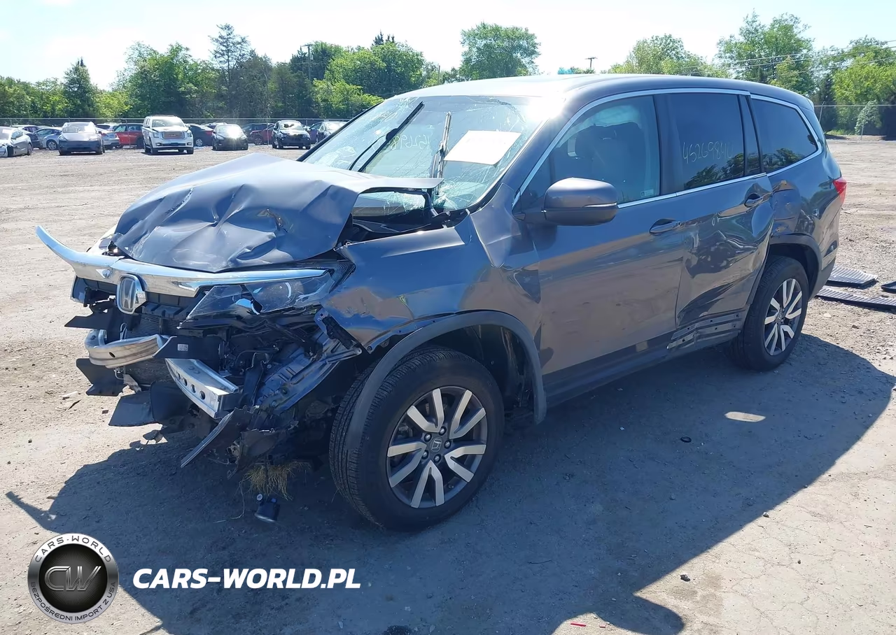 2019 Honda Pilot Ex-L VIN:5FNYF6H54KB086034 - 2