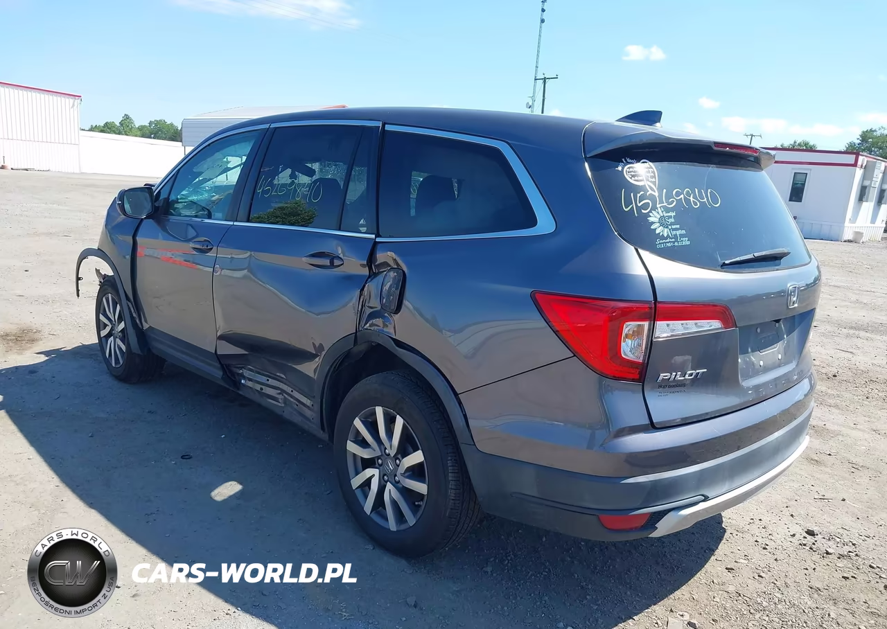 2019 Honda Pilot Ex-L VIN:5FNYF6H54KB086034 - 3