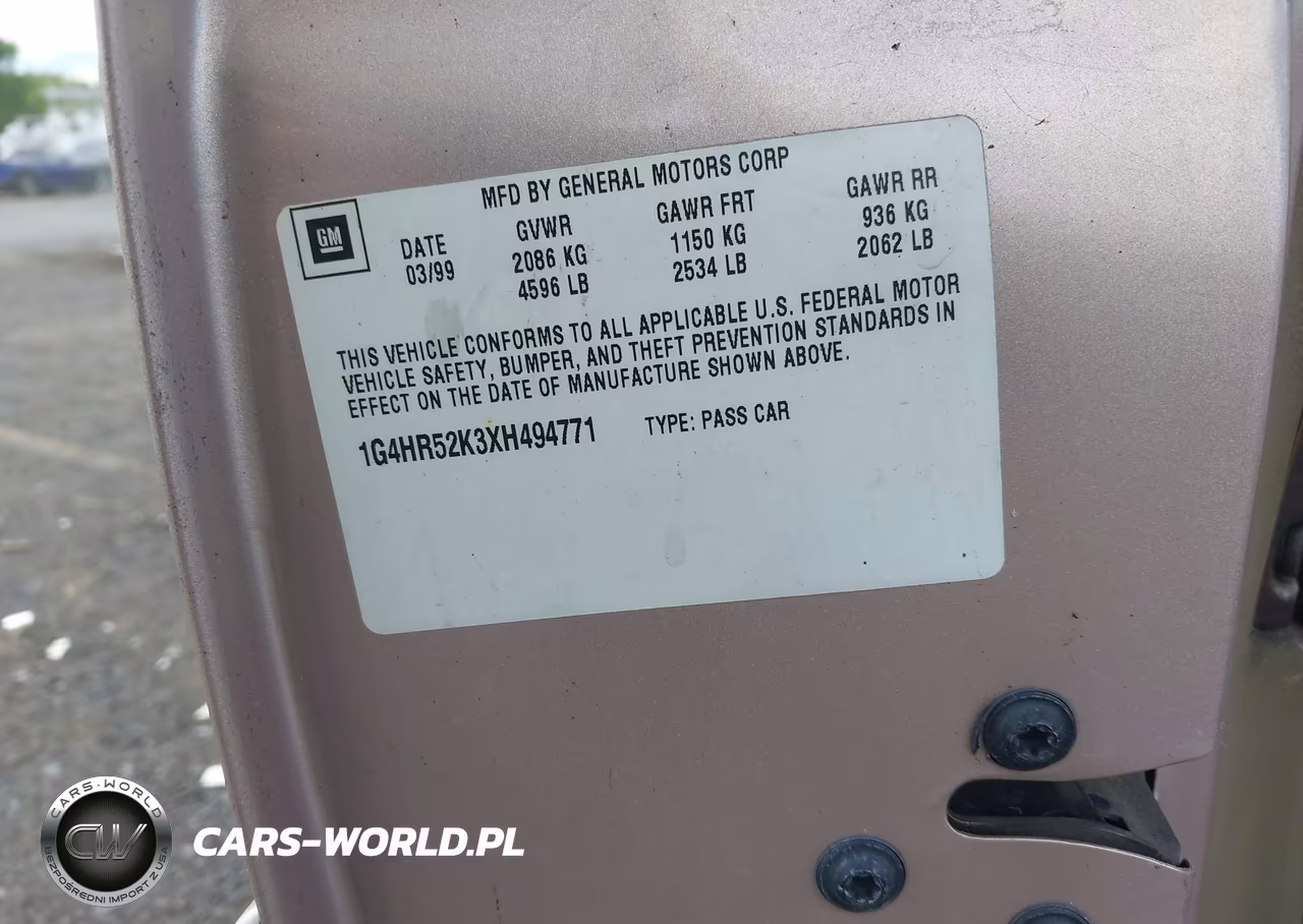 1999 Buick Lesabre Limited VIN:1G4HR52K3XH494771 - 9