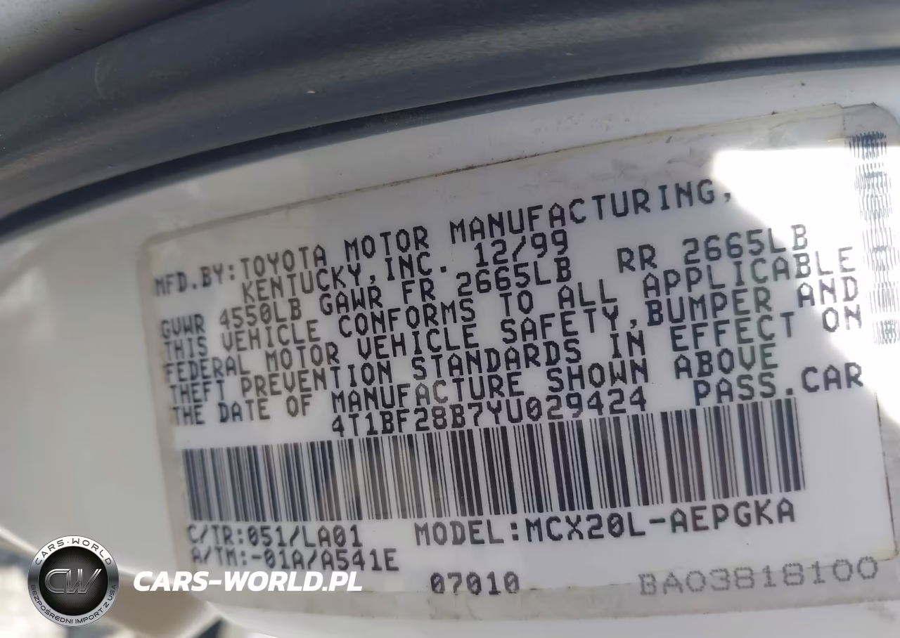2000 Toyota Avalon Xls VIN:4T1BF28B7YU029424 - 9