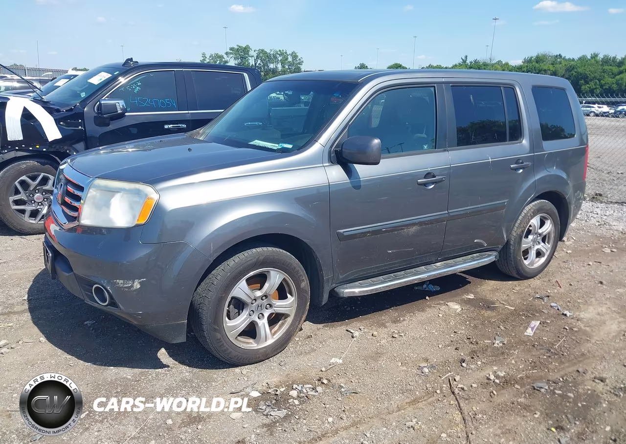 2012 Honda Pilot Ex-L VIN:5FNYF4H52CB007837 - 2