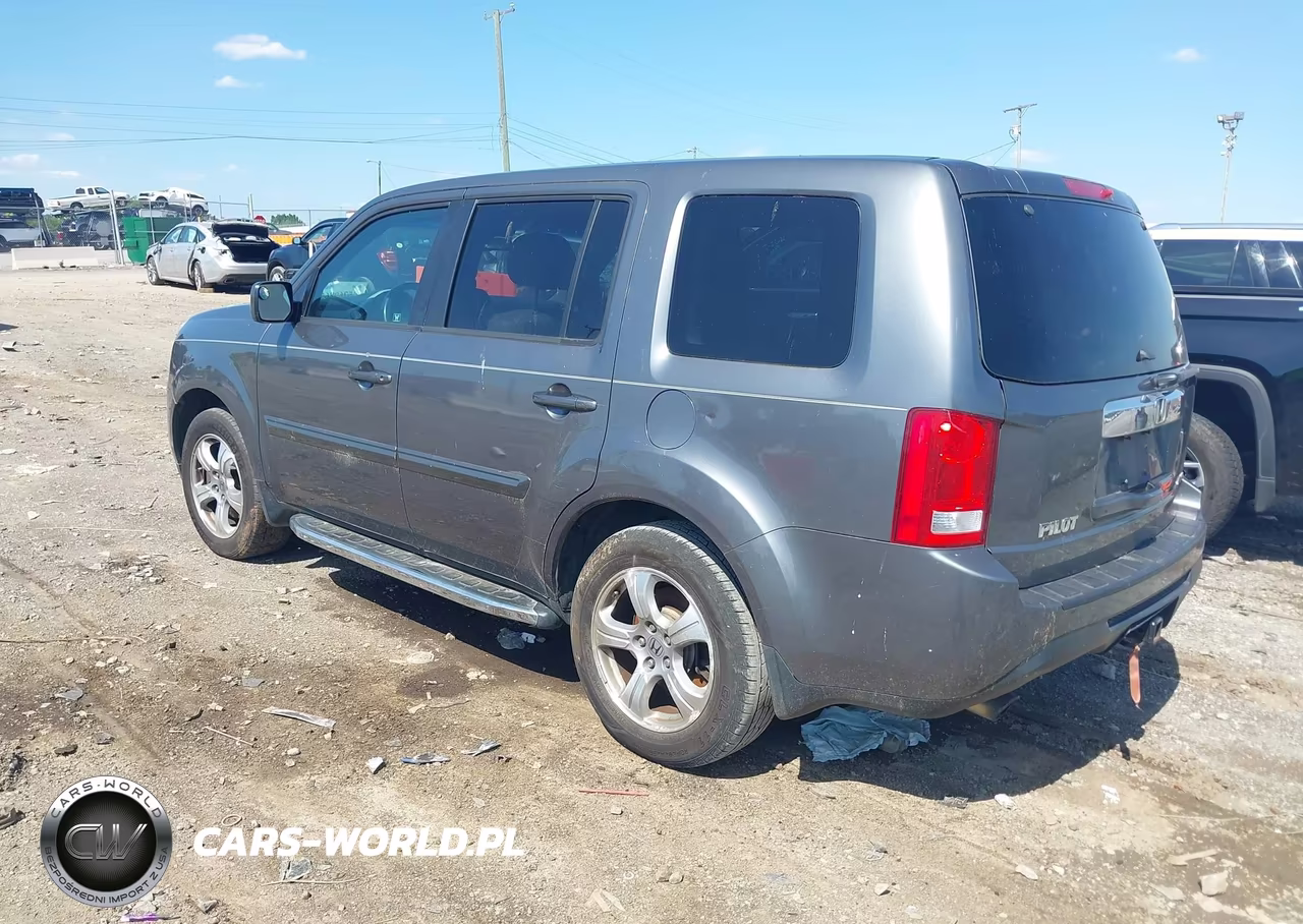 2012 Honda Pilot Ex-L VIN:5FNYF4H52CB007837 - 3