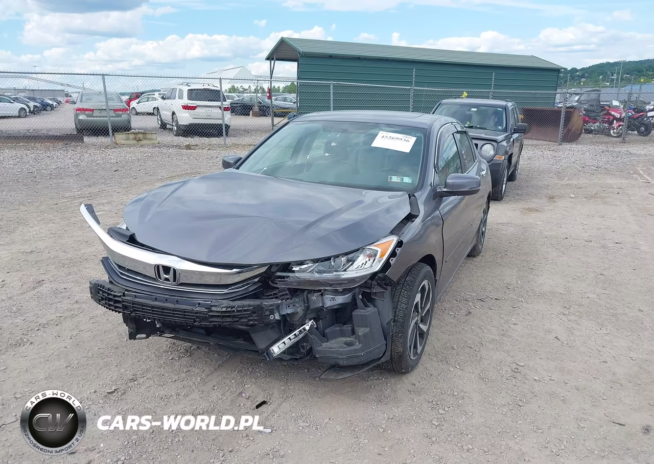 2016 Honda Accord Ex VIN:1HGCR2F73GA192197 - 2