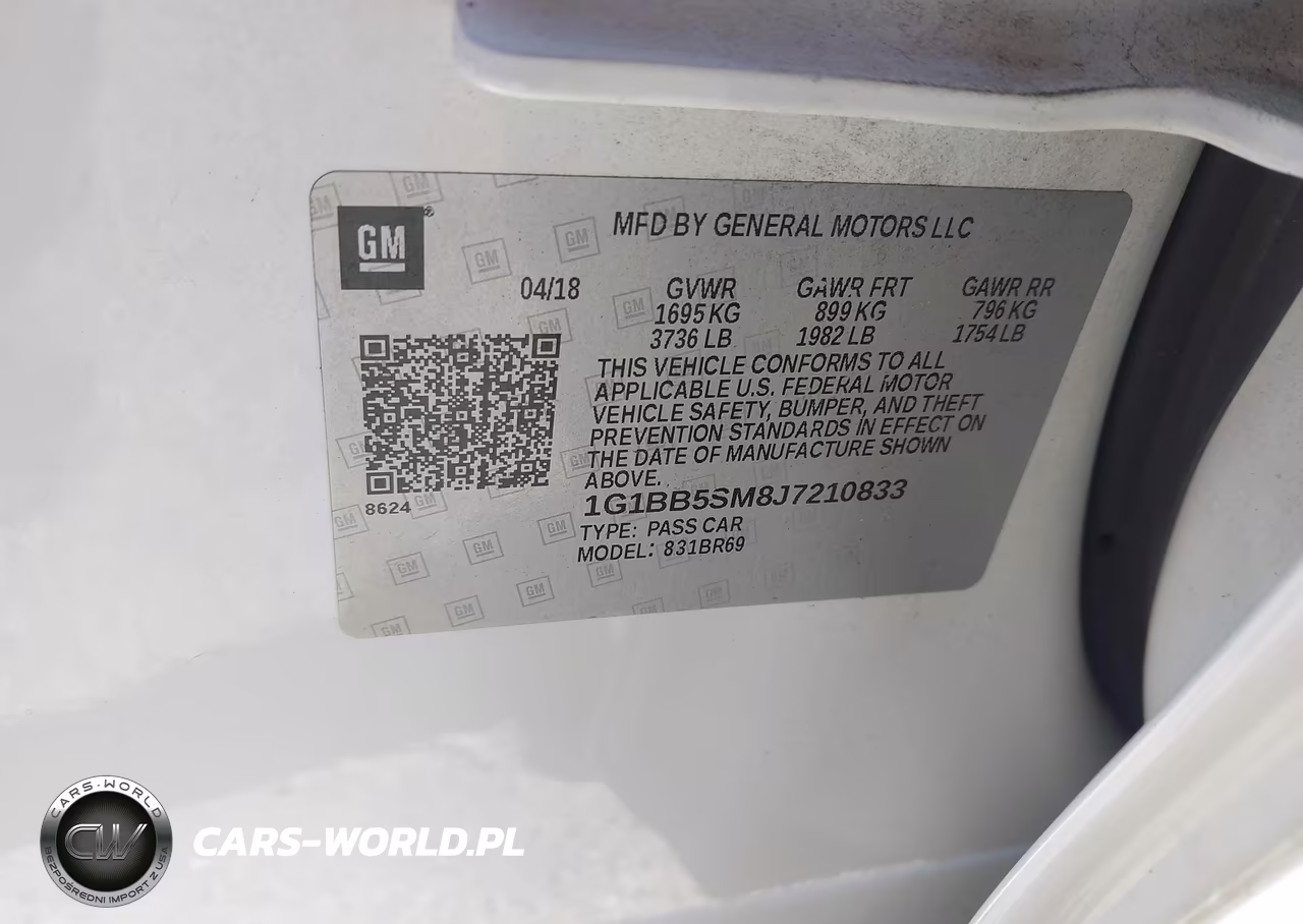 2018 Chevrolet Cruze Ls Manual VIN:1G1BB5SM8J7210833 - 9