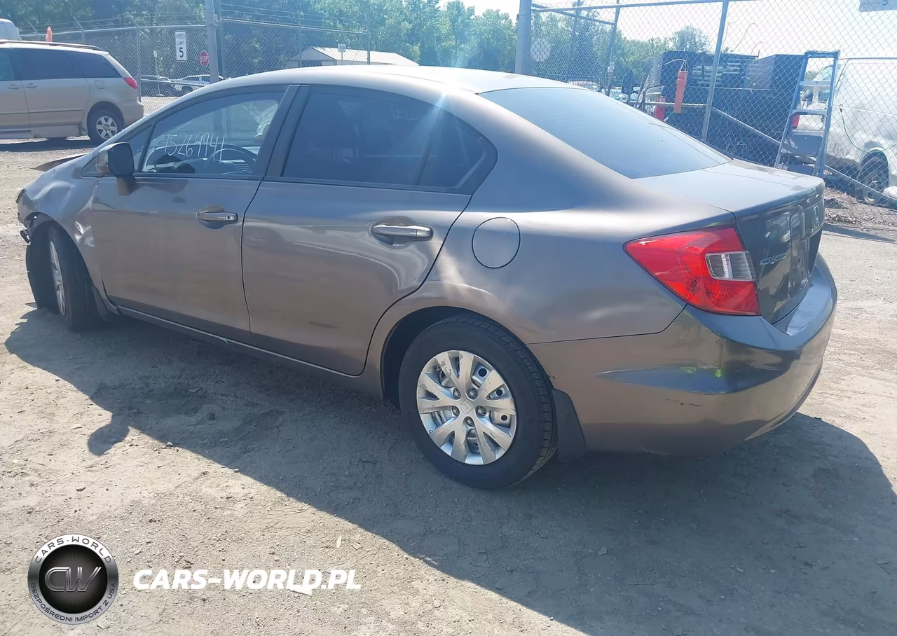 2012 Honda Civic Lx VIN:19XFB2F51CE364300 - 3