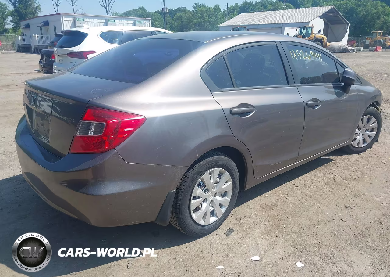 2012 Honda Civic Lx VIN:19XFB2F51CE364300 - 4