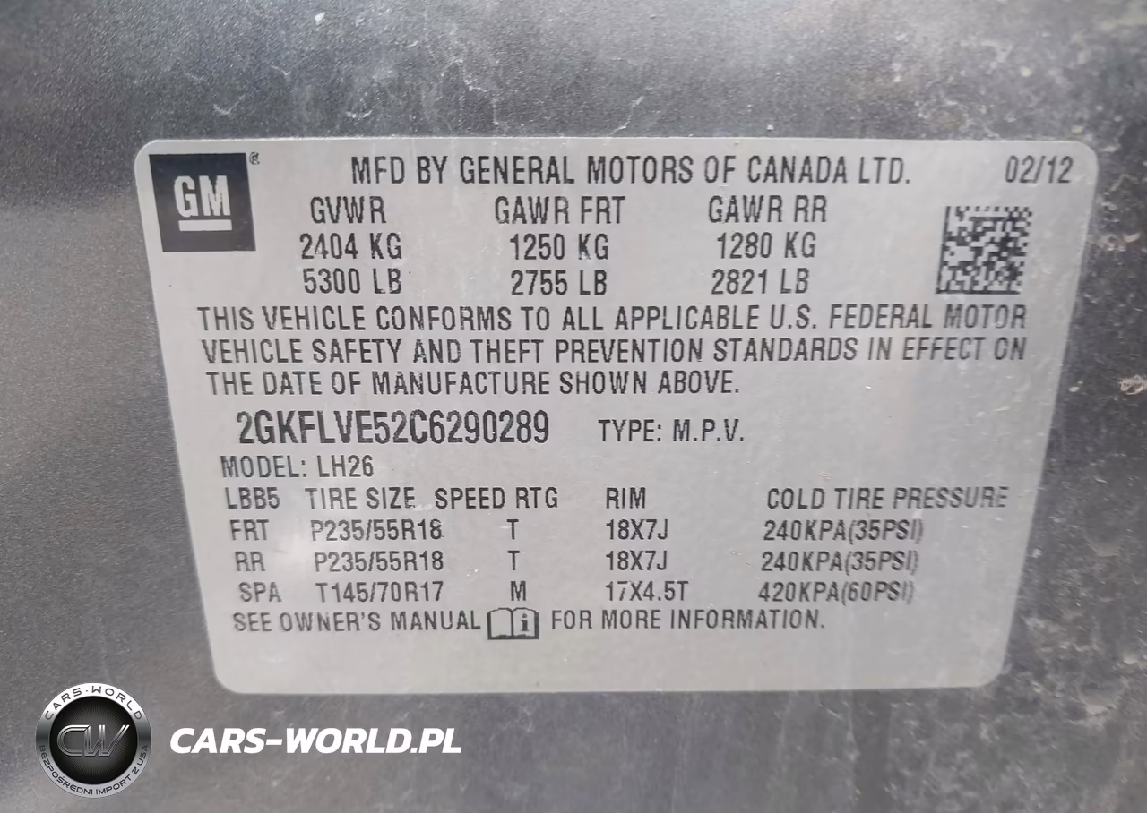 2012 GMC Terrain Slt-1 VIN:2GKFLVE52C6290289 - 9