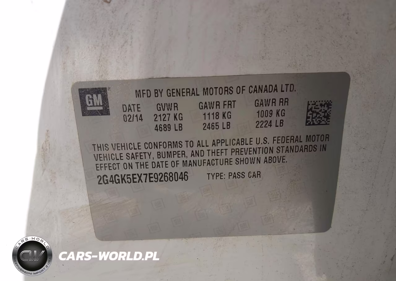 2014 Buick Regal Turbo VIN:2G4GK5EX7E9268046 - 9
