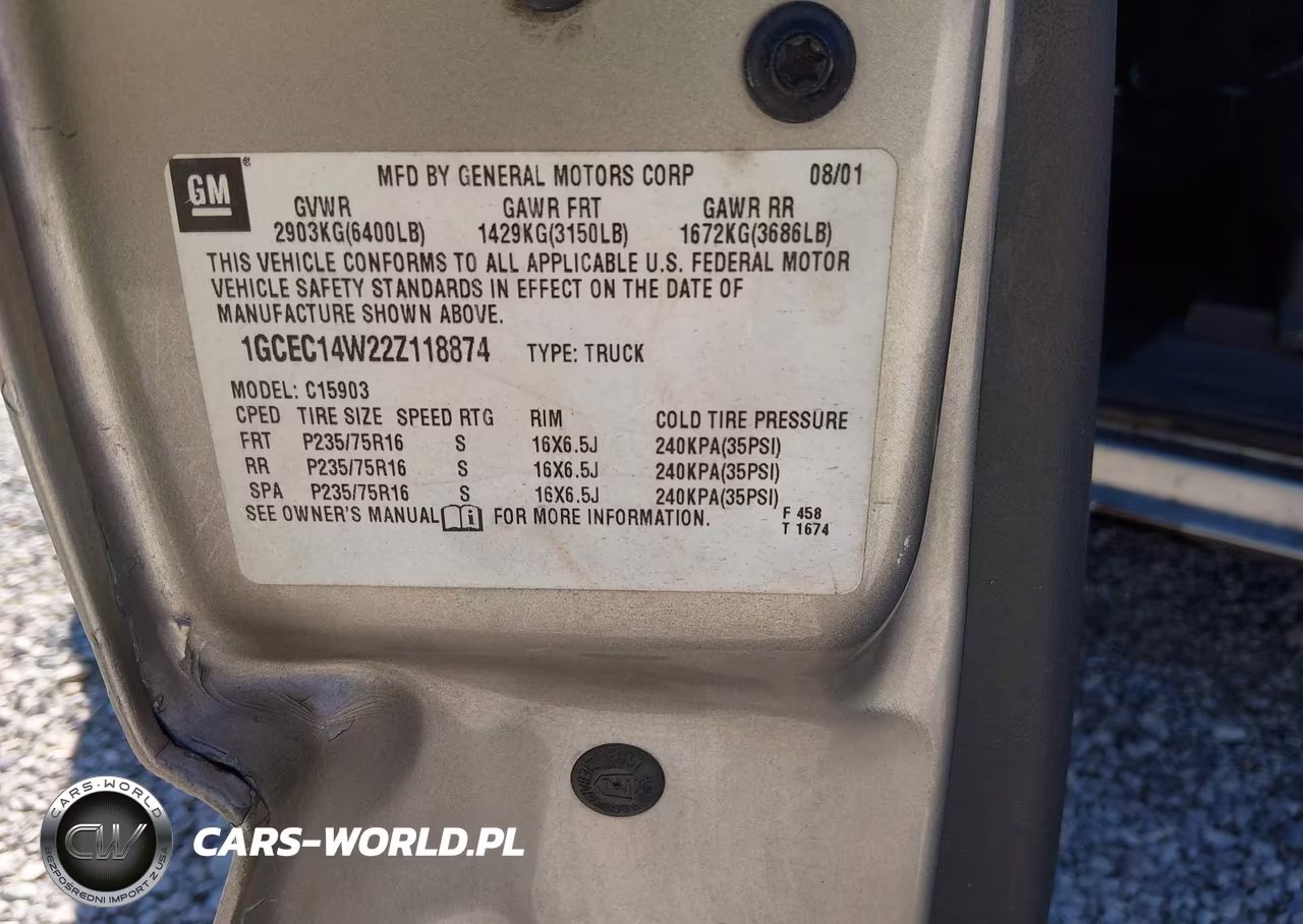 2002 Chevrolet Silverado 1500 VIN:1GCEC14W22Z118874 - 9