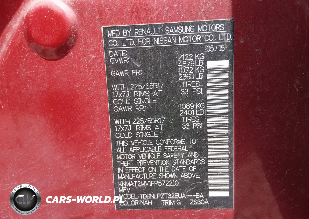 2015 Nissan Rogue S VIN:KNMAT2MV1FP572210 - 9