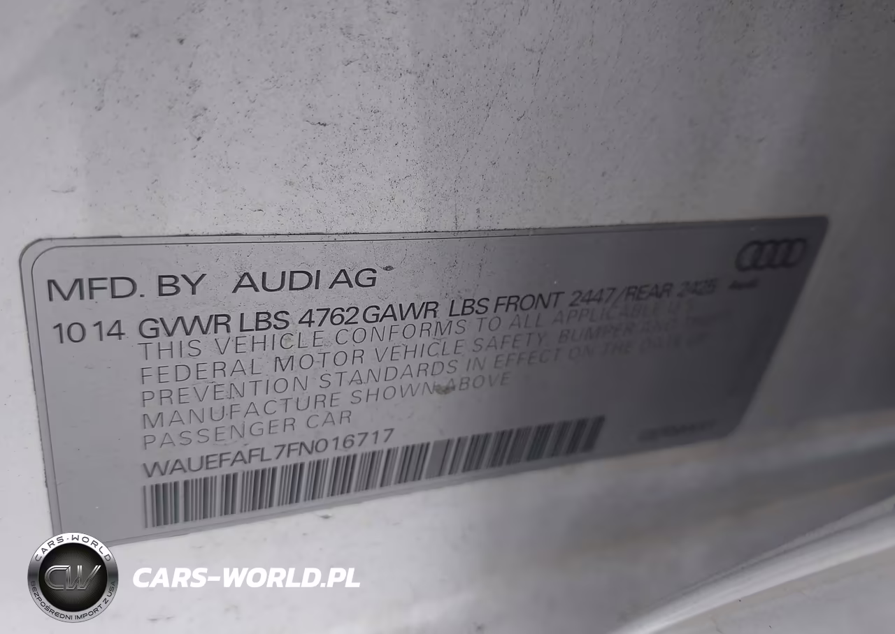 2015 Audi A4 2.0T Premium VIN:WAUEFAFL7FN016717 - 9