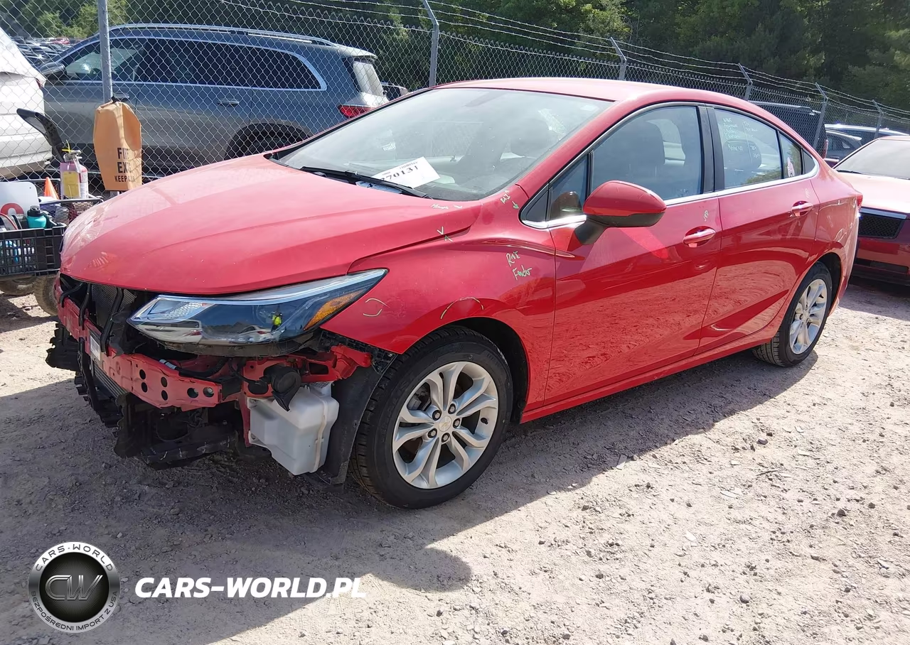 2019 Chevrolet Cruze Lt VIN:1G1BE5SM9K7115903 - 2