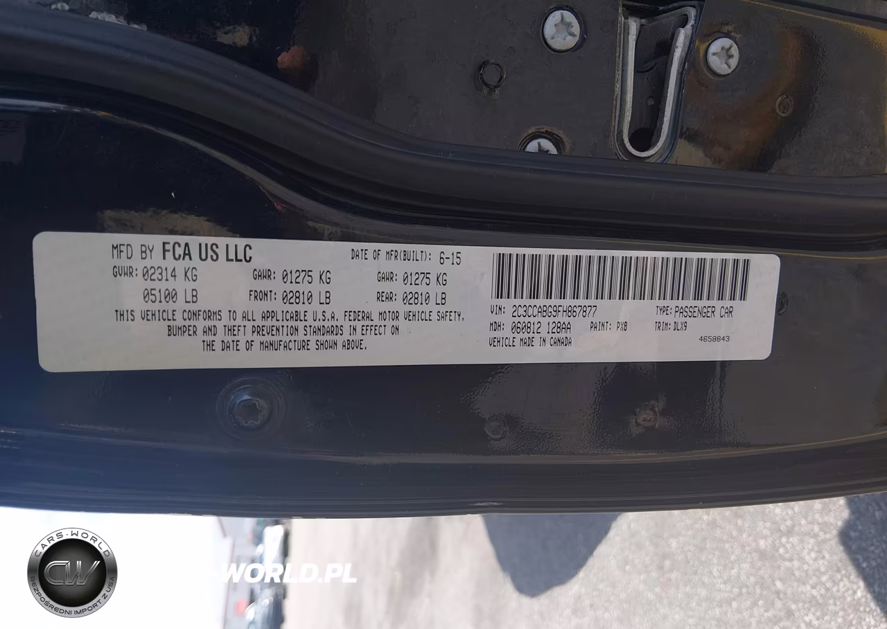 2015 Chrysler 300 300S VIN:2C3CCABG9FH867877 - 9