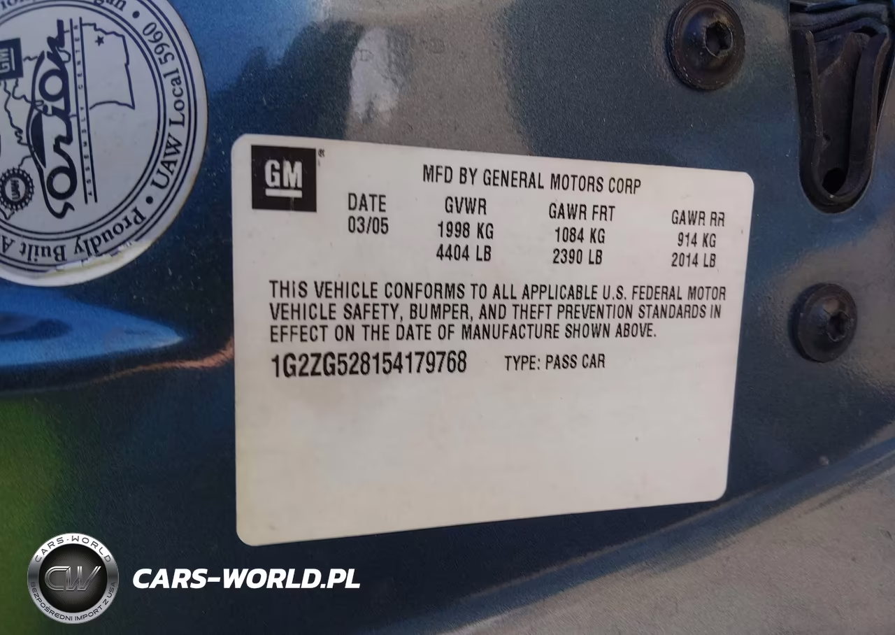 2005 Pontiac G6 VIN:1G2ZG528154179768 - 9