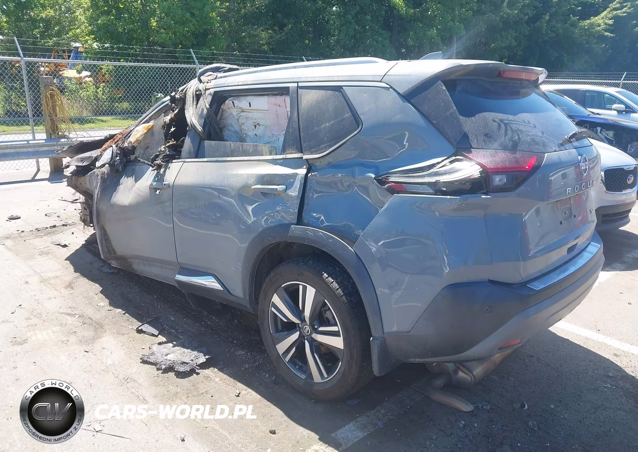 2021 Nissan Rogue Sl Fwd VIN:5N1AT3CA9MC718308 - 3